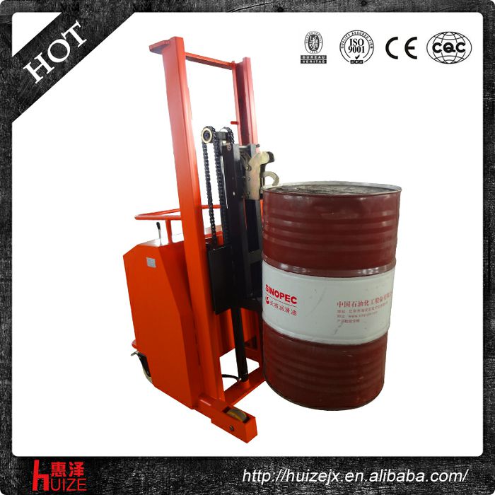 半電動配重油桶車（無底腿,只堆垛，不翻轉(zhuǎn)）